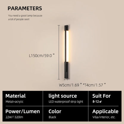 Smart Dimmable Outdoor Wall Light with App Control