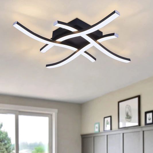 Modern Tri Color Pendant Light Living Room Dining Room Ceiling Lamp