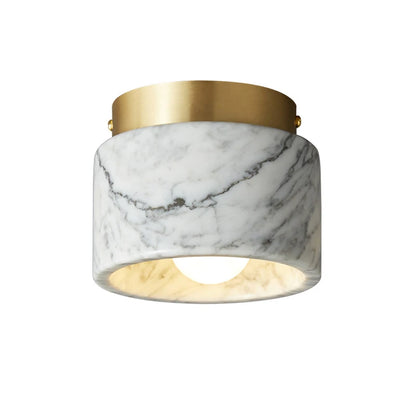 Nordic Marble Ceiling Light for Hallways and Living Rooms