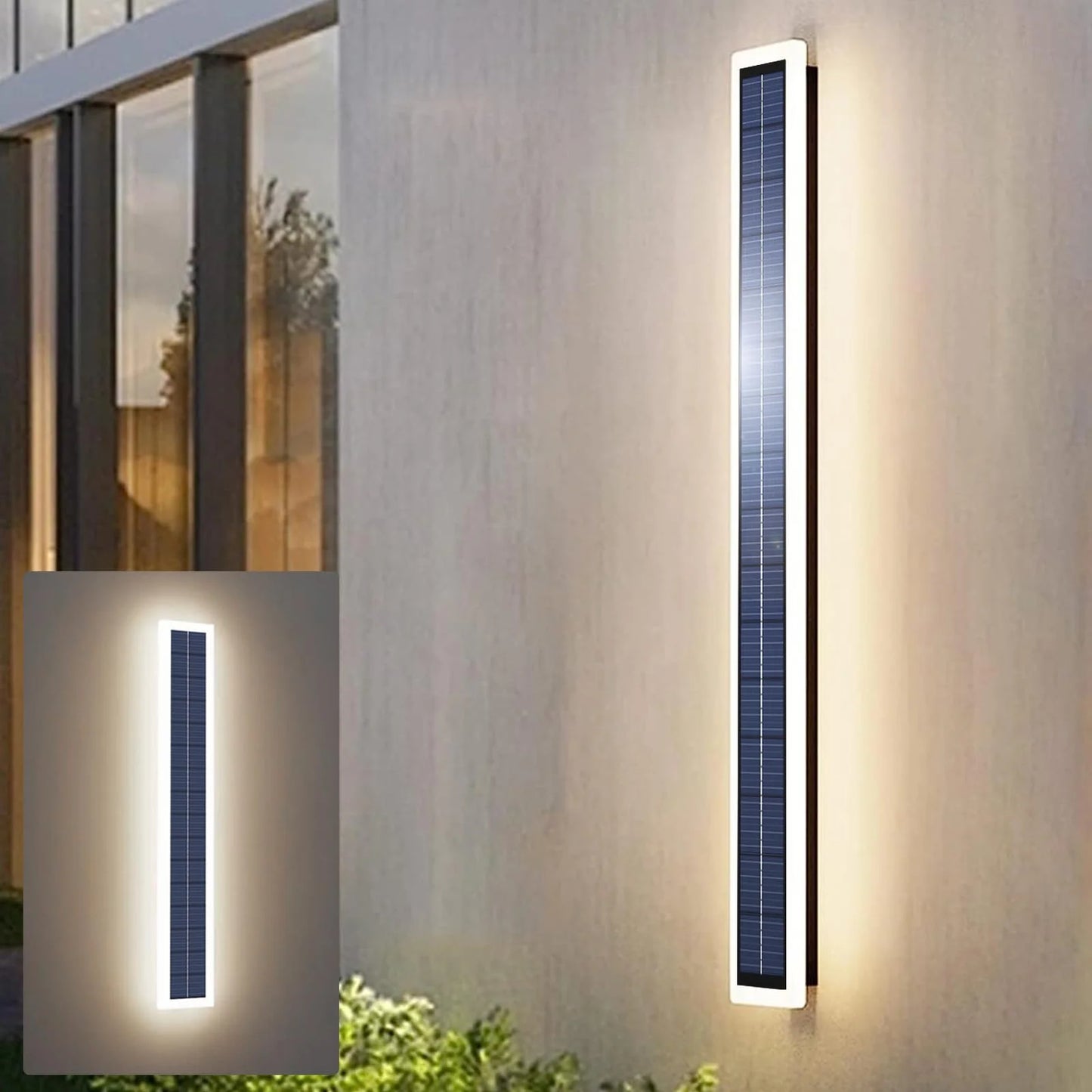 Solar LED Wall Light for Porches and Entryways