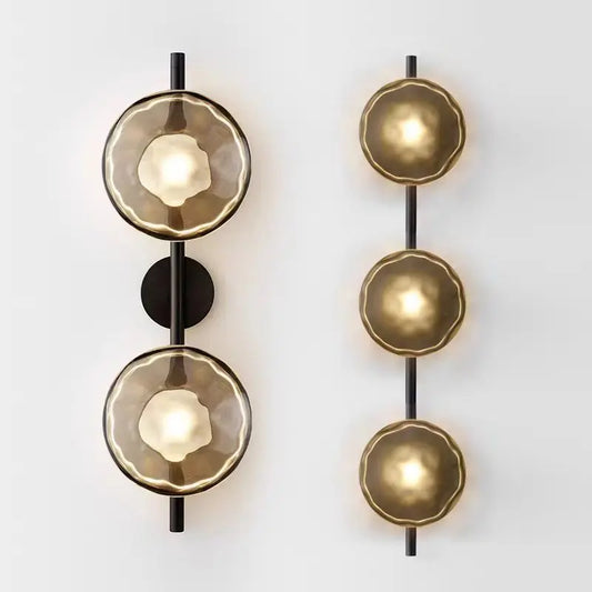 Creative Glass Wall Lamp for Modern Hallways