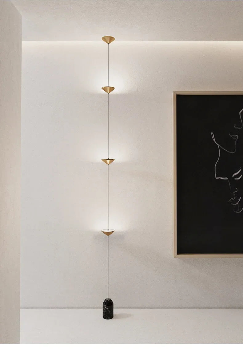 Luxury Minimalist Floor Lamp – Modern Black Ambient Lighting for Living Room