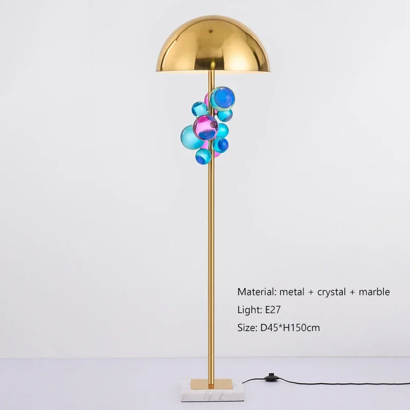 Italian Mushroom Table Lamp – Colorful Glass Designer Ambient Light