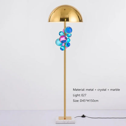 Italian Mushroom Table Lamp – Colorful Glass Designer Ambient Light