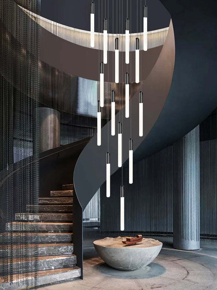 Modern Cylindrical LED Pendant Light for Dining Rooms
