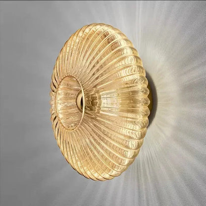 Nordic Glass Wall Sconce LED Bedroom Living Room Lamp