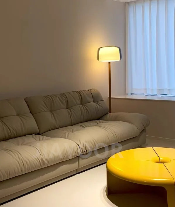 Modern Glass Floor Lamp – Elegant Decorative Lighting for Living Room