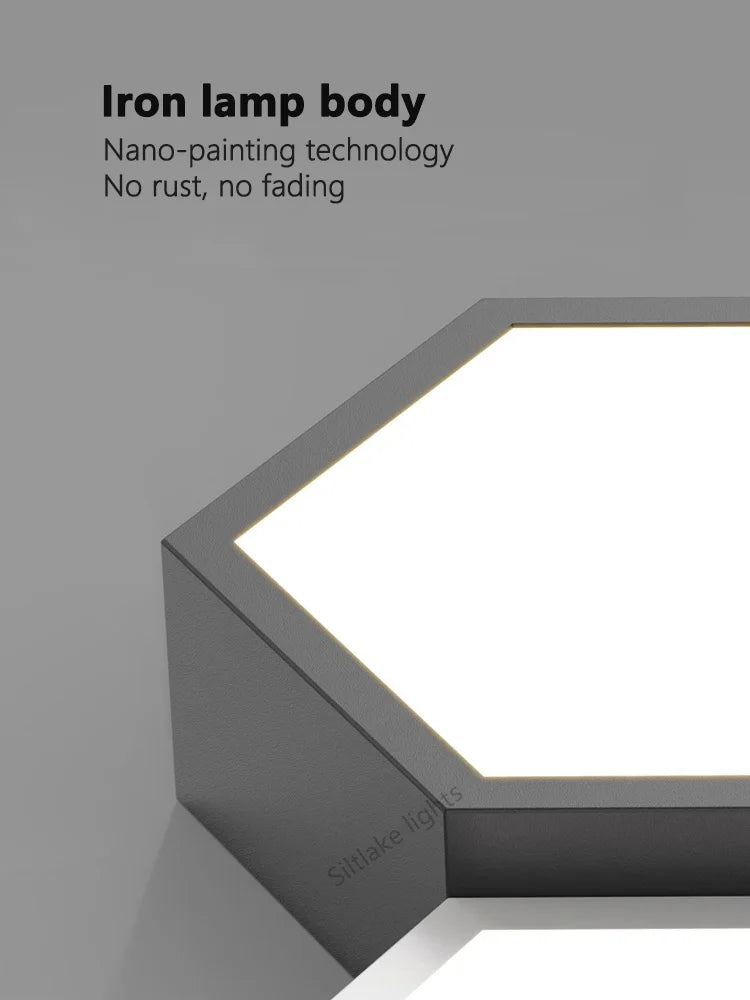 Honeycomb Ceiling Light for Modern Living Spaces