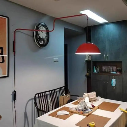 Rotatable Long Arm Wall Lamp for Reading Spaces