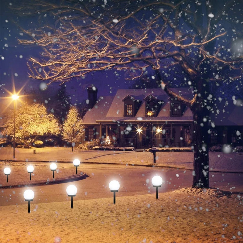 Solar Globe Garden Lights for Patios and Walkways