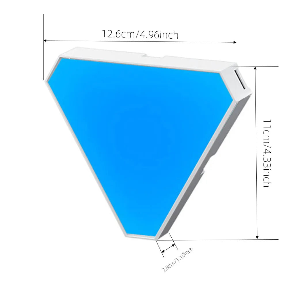 RGB Smart Wall Light LED Music Sync Bedroom Gaming Lamp
