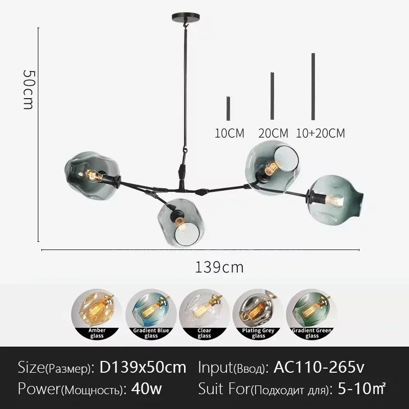 Modern Branch Pendant LED Ceiling Chandelier