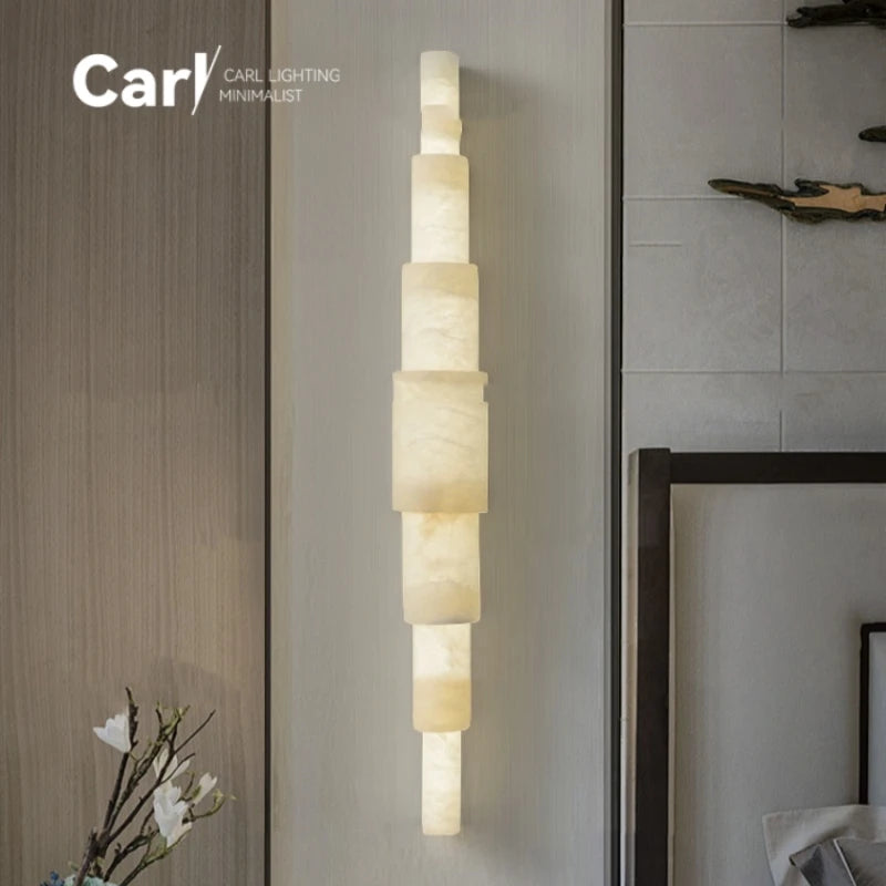 Luxury Marble Wall Lamp for Bedrooms and Hallways