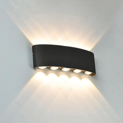 Top and Bottom Shine LED Wall Lamp Waterproof outdoor Light