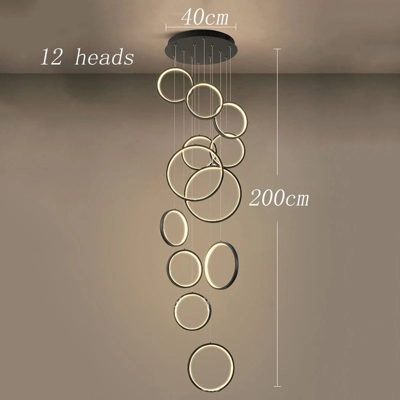 Modern LED Pendant Chandelier for Dining Rooms
