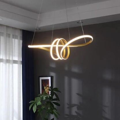Kitchen Island LED Pendant Dimmable Hanging Lamp with Remote