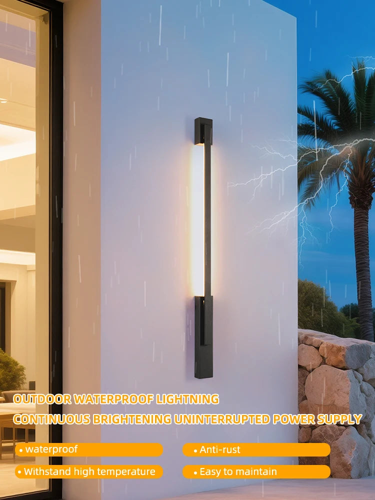 Smart Dimmable Outdoor Wall Light with App Control