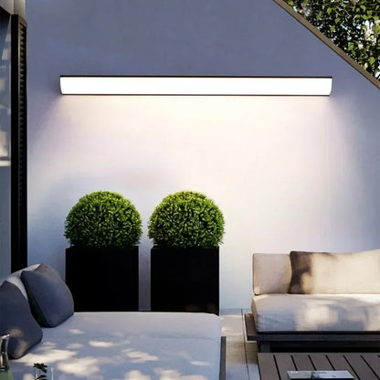 Minimalist Outdoor Strip Wall Light for Modern Homes