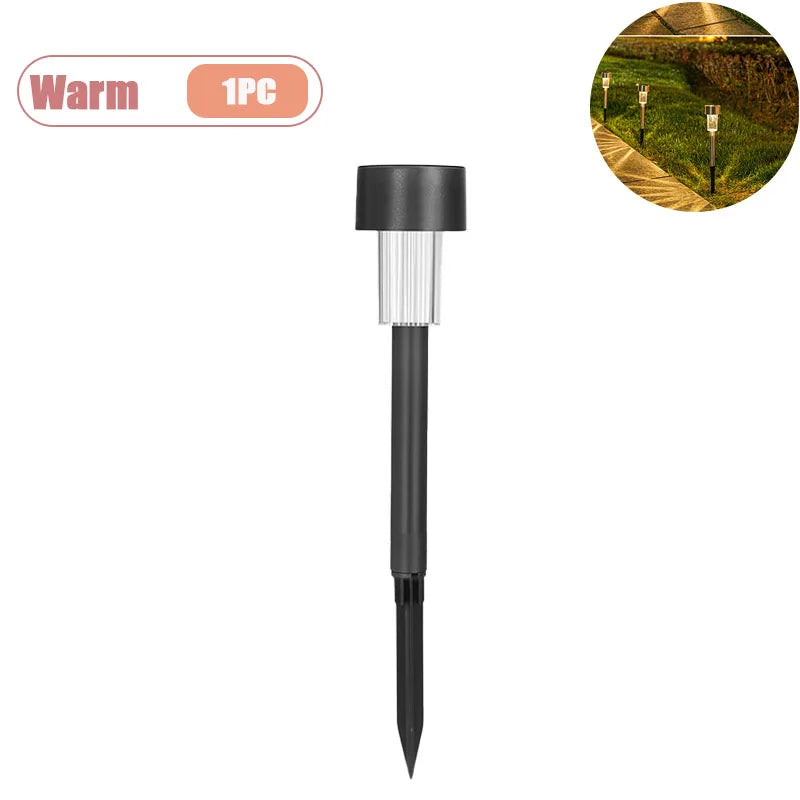 Solar Stainless Steel Pathway Lights for Outdoor Walkways