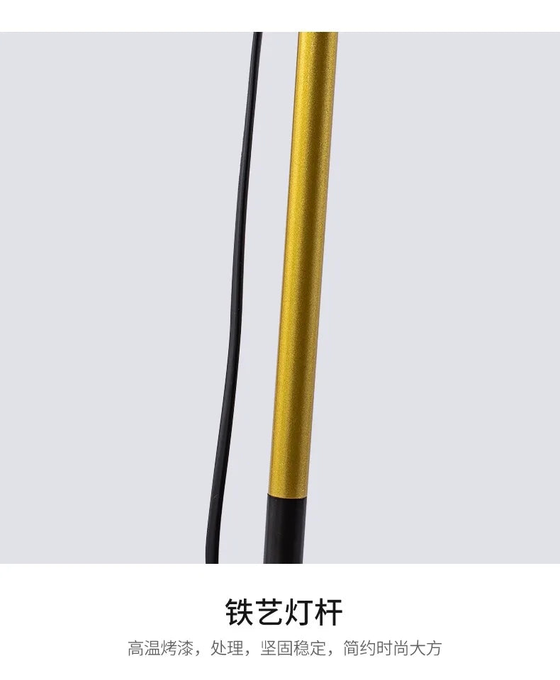 Adjustable LED Floor Lamp – Minimalist Iron Standing Reading Light