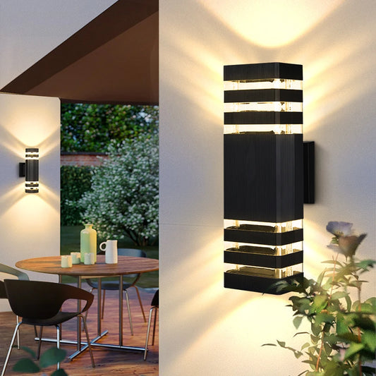 Outdoor LED Wall Sconce E27 Up Down Waterproof Porch Light