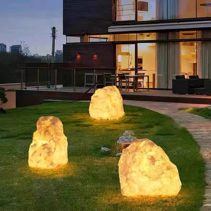 Solar Stone Garden Light for Lawn Decor