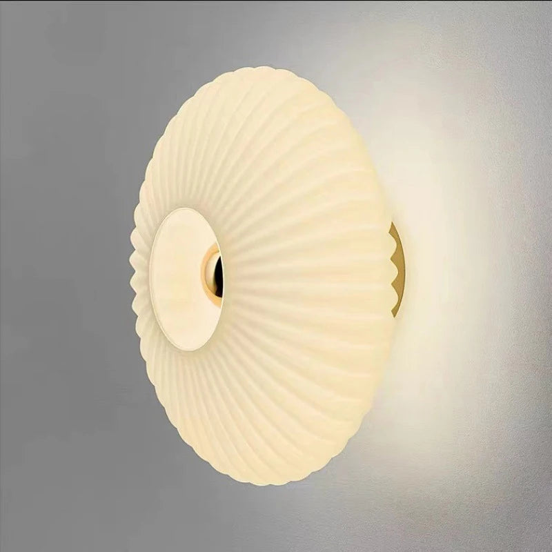 Nordic Glass Wall Sconce LED Bedroom Living Room Lamp