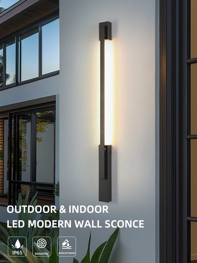 Smart Dimmable Outdoor Wall Light with App Control
