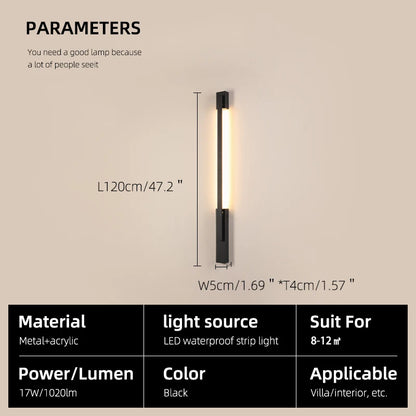Smart Dimmable Outdoor Wall Light with App Control