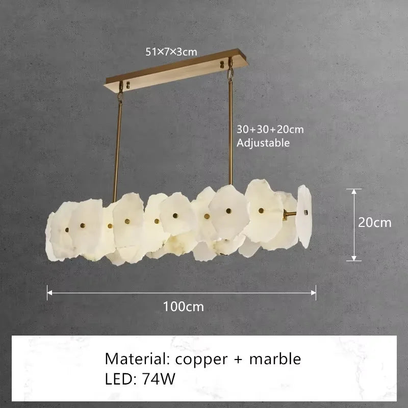 Luxury Marble Stone Wall Lamp for Modern Interiors