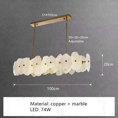 Luxury Marble Stone Wall Lamp for Modern Interiors