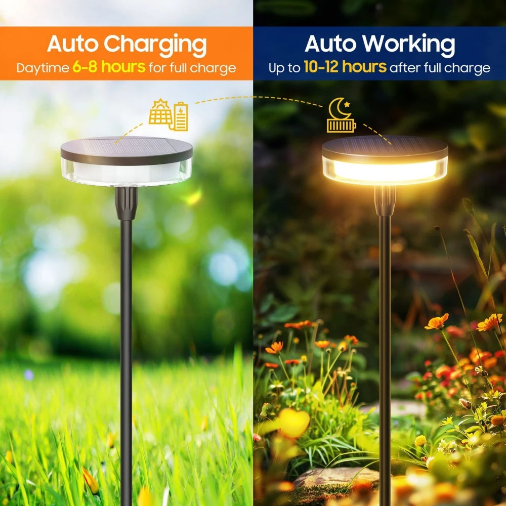Solar Swaying Pathway Lights for Yard Decor