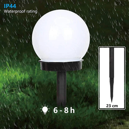 Solar Globe Garden Lights for Patios and Walkways