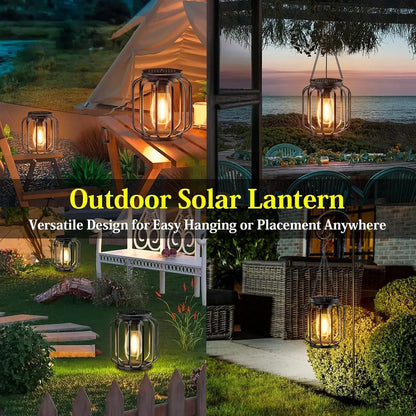 Solar Hanging Lantern for Outdoor Garden Decor