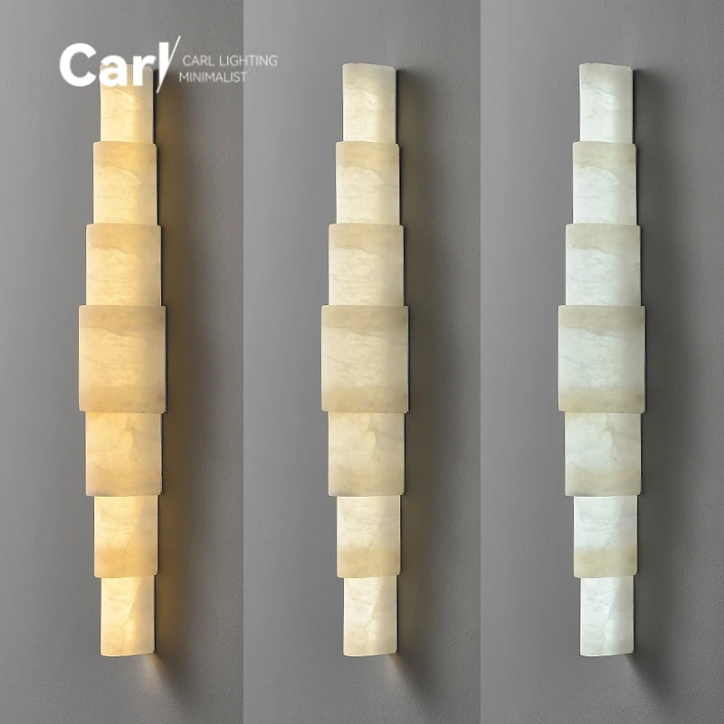 Luxury Marble Wall Lamp for Bedrooms and Hallways