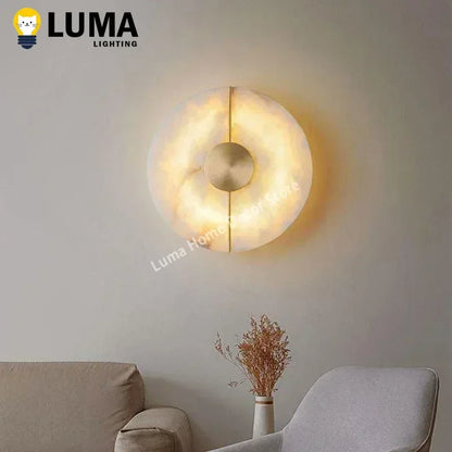 Luxury Marble Wall Sconce for Modern Bedrooms