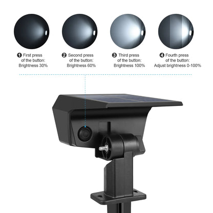 Solar LED Garden Spotlight for Landscaping