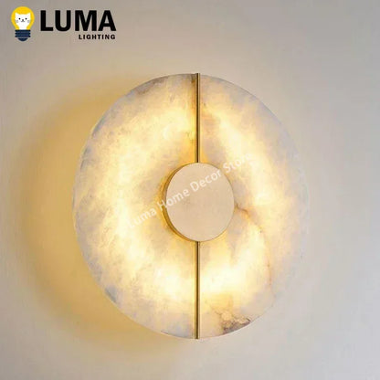 Luxury Marble Wall Sconce for Modern Bedrooms