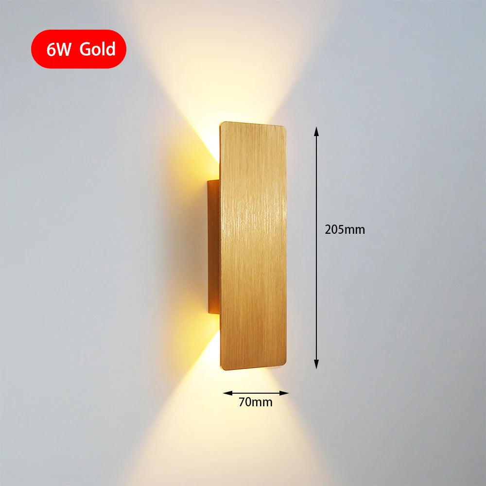 Minimalist LED Wall Lamp 6W Indoor Corridor Bedroom Light