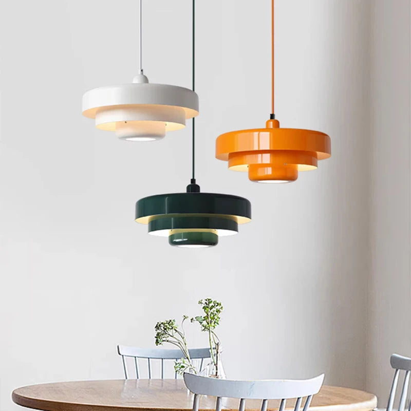 Nordic Aluminum Pendant Light Medieval Style Ceiling Lamp