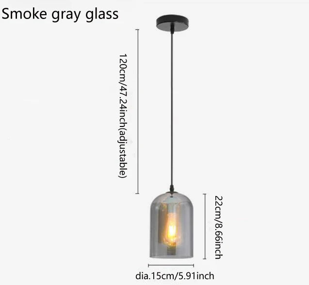 Modern Double Glass Wall Sconce for Bedrooms