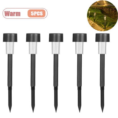 Solar Stainless Steel Pathway Lights for Outdoor Walkways