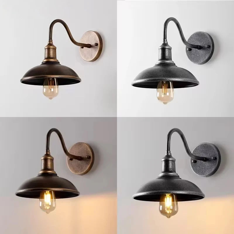 Retro Waterproof Outdoor Wall Light for Garden Entrances