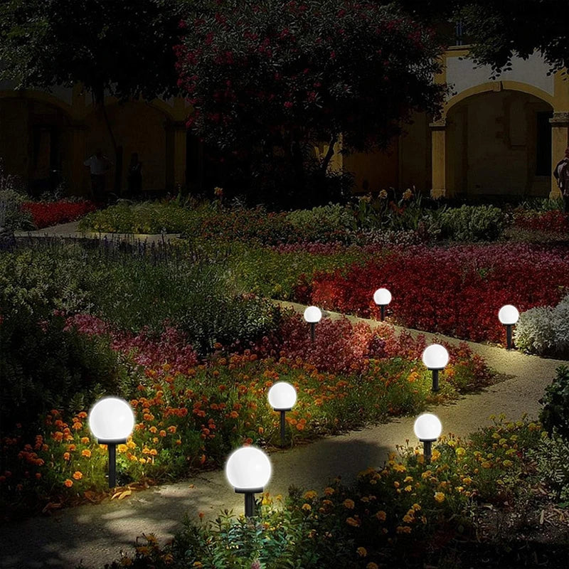 Solar Globe Garden Lights for Patios and Walkways