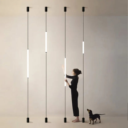 Modern LED Floor Lamp – Sleek Black Acrylic Light for Living Room & Bedroom