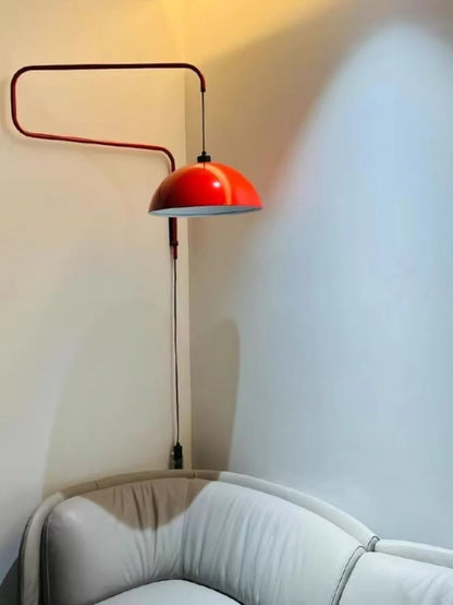 Rotatable Long Arm Wall Lamp for Reading Spaces