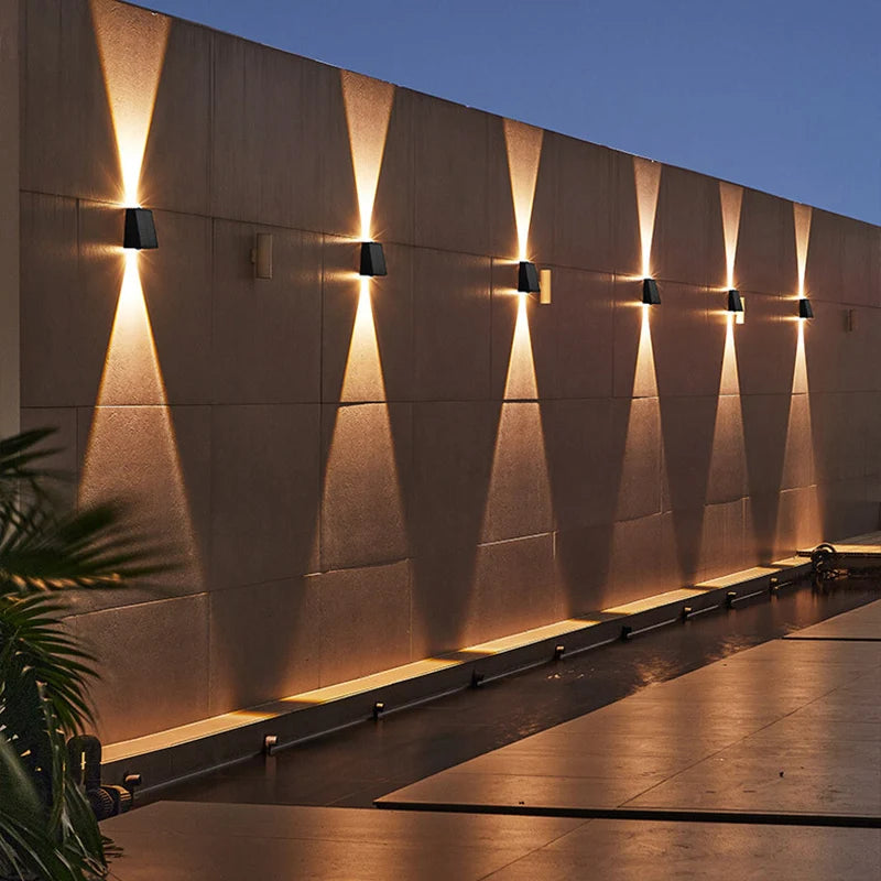 Solar Outdoor Wall Lamp for Garden Ambience