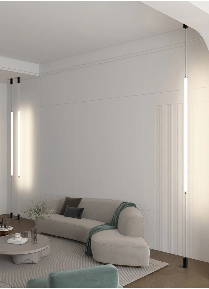 Modern LED Floor Lamp – Sleek Black Acrylic Light for Living Room & Bedroom
