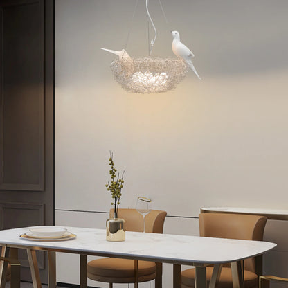 Adjustable Bird Nest Chandelier for Dining Rooms