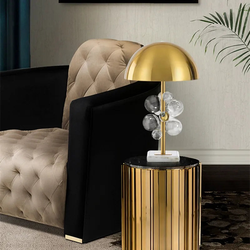 Italian Mushroom Table Lamp – Colorful Glass Designer Ambient Light